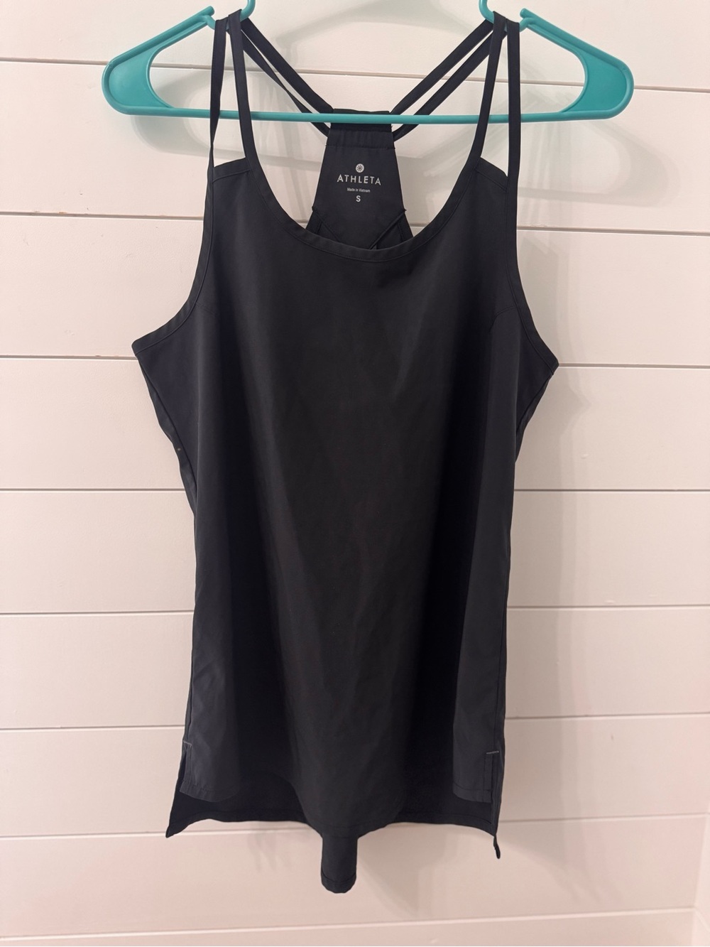 Athleta Black Double-Strap Performance Tank